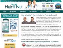 Tablet Screenshot of hairnu.com